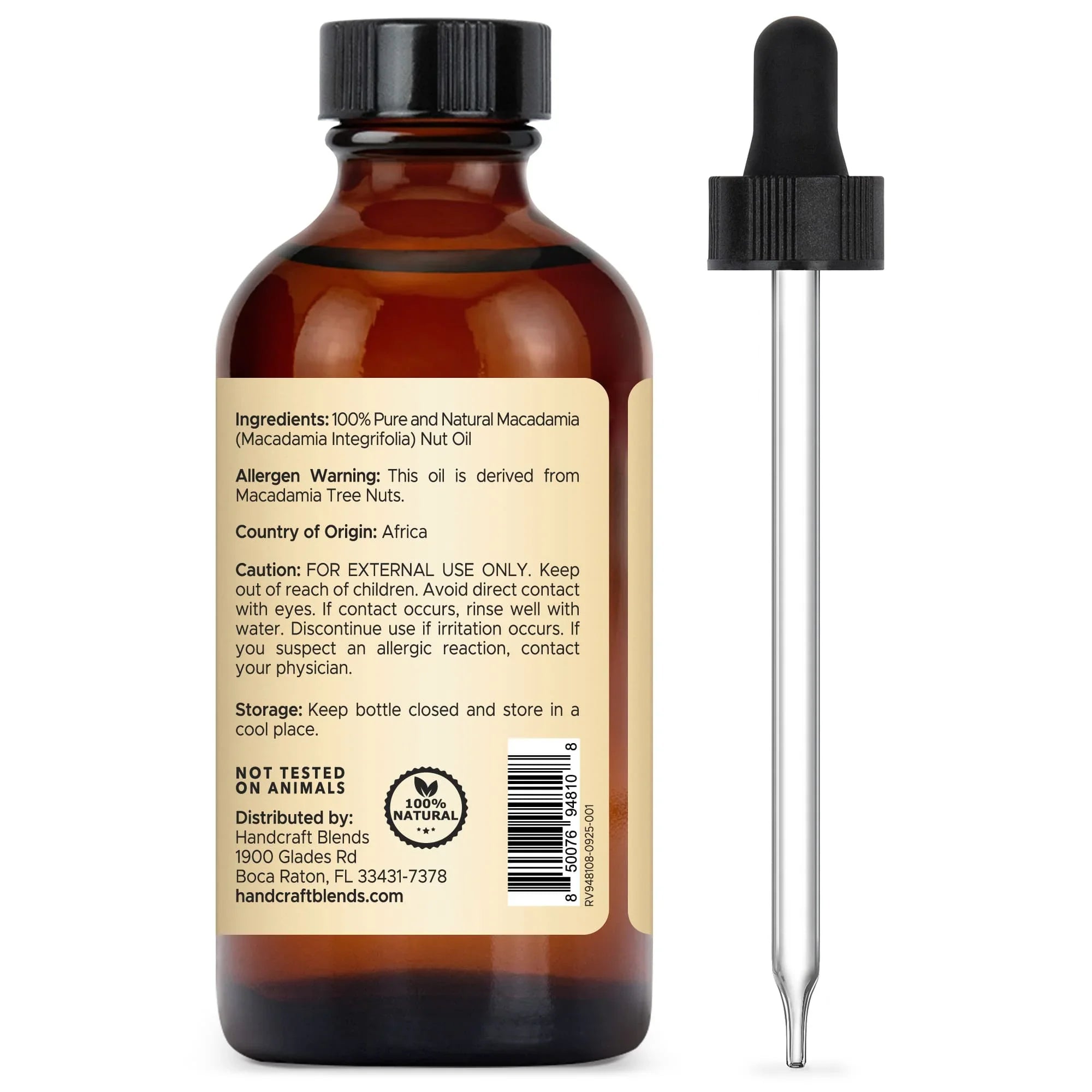 Macadamia Carrier Oil