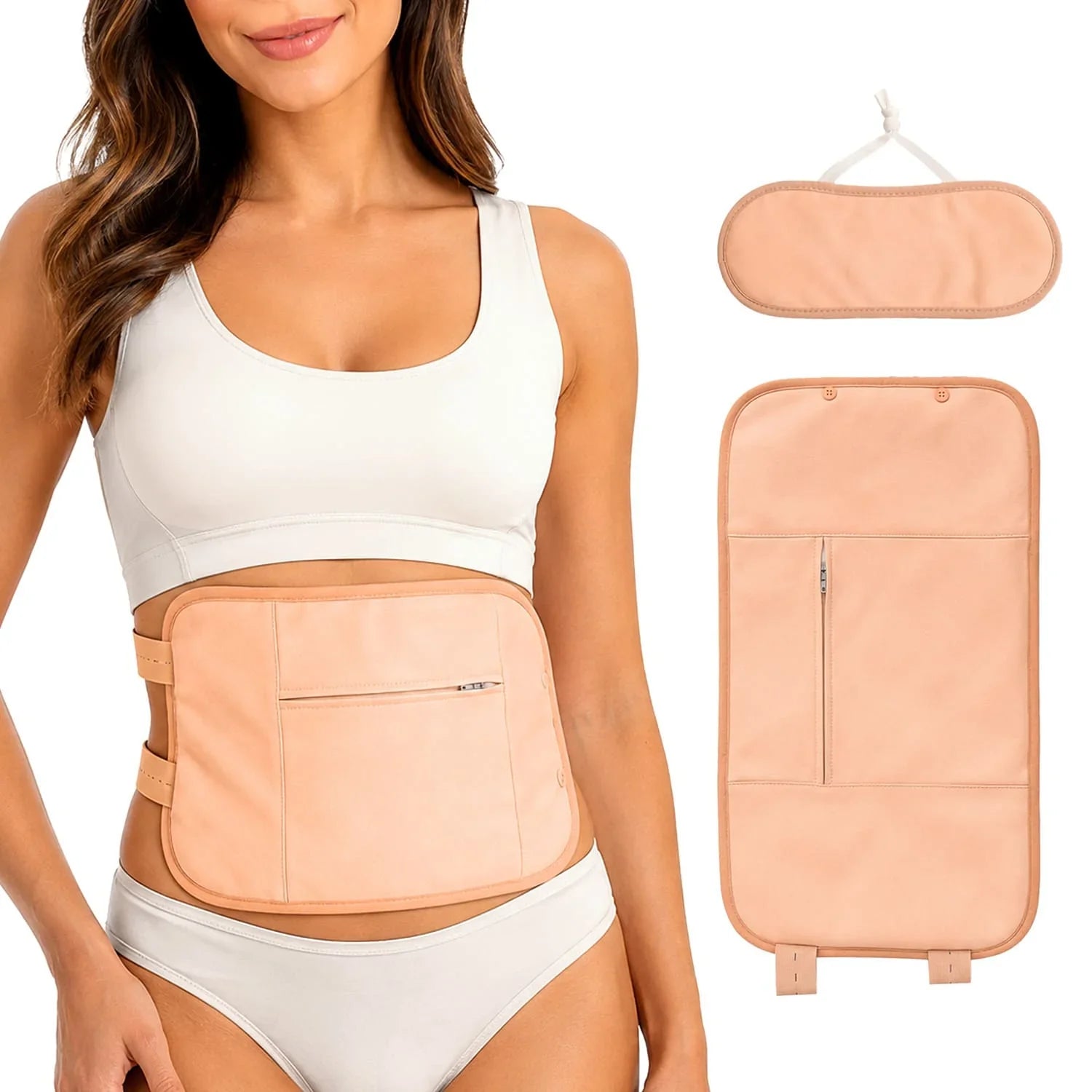 Castor Oil Pack Wrap - Organic Castor Carrier Oil with Reusable Wraps