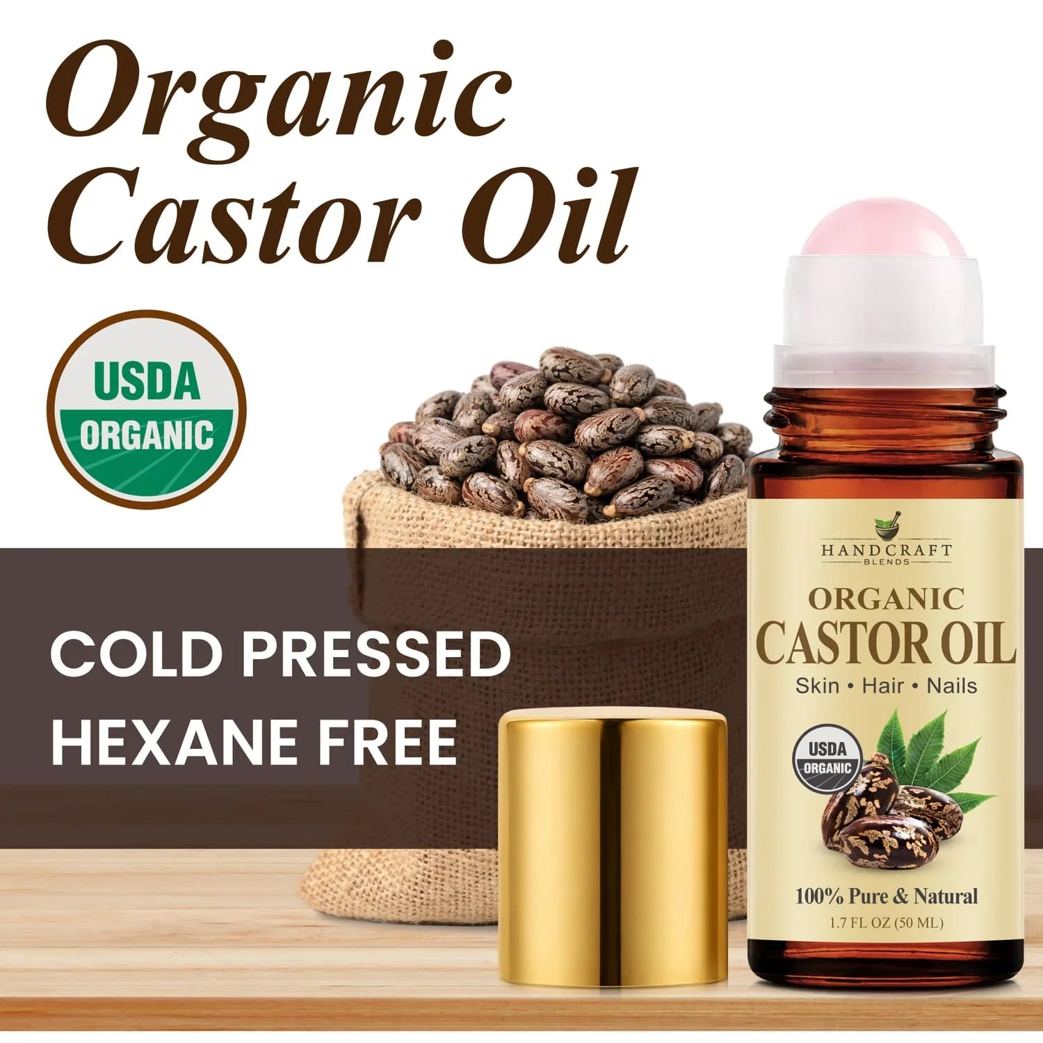 Organic Castor Carrier Oil