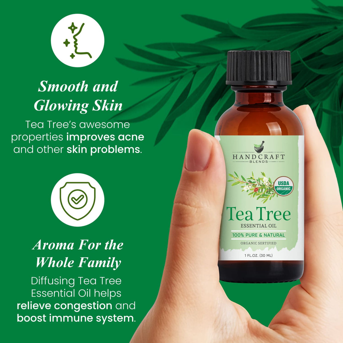 Organic Tea Tree Essential Oil