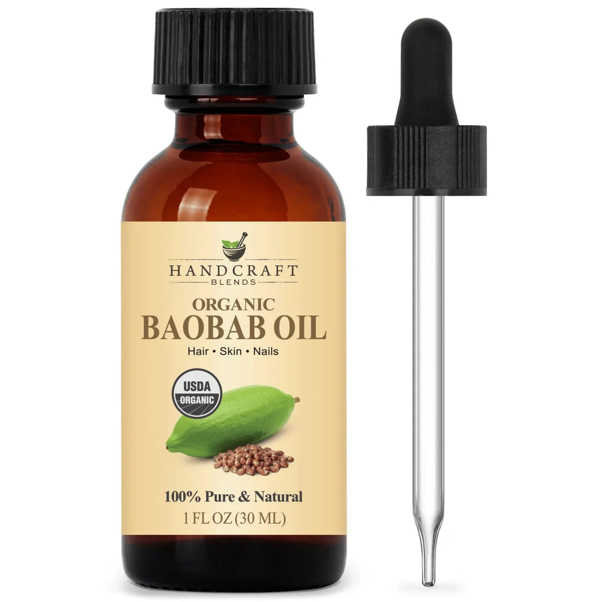 Organic Baobab Seed Carrier Oil
