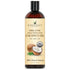 16oz bottle of organic fractionated coconut oil for hair, nails, skin with USDA organic label