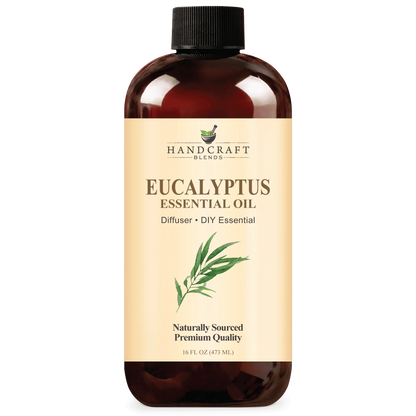 16oz bottle of eucalyptus essential oil for diffuser and DIY aromatherapy