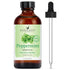 Peppermint essential oil bottle with dropper, 100% pure and natural, 4oz, steam distilled