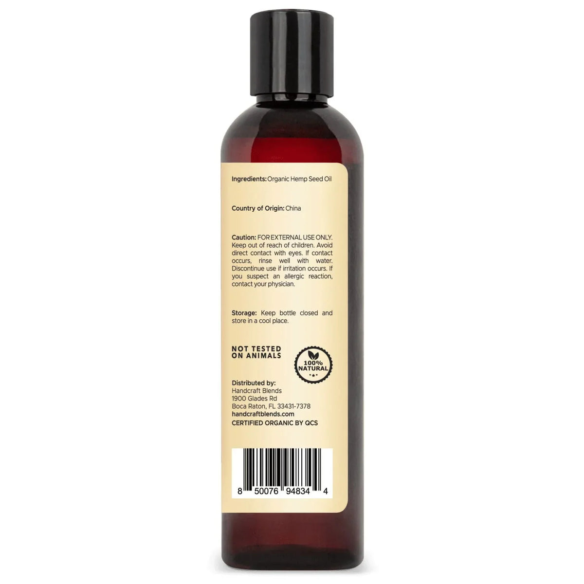 Organic Hemp Seed Oil
