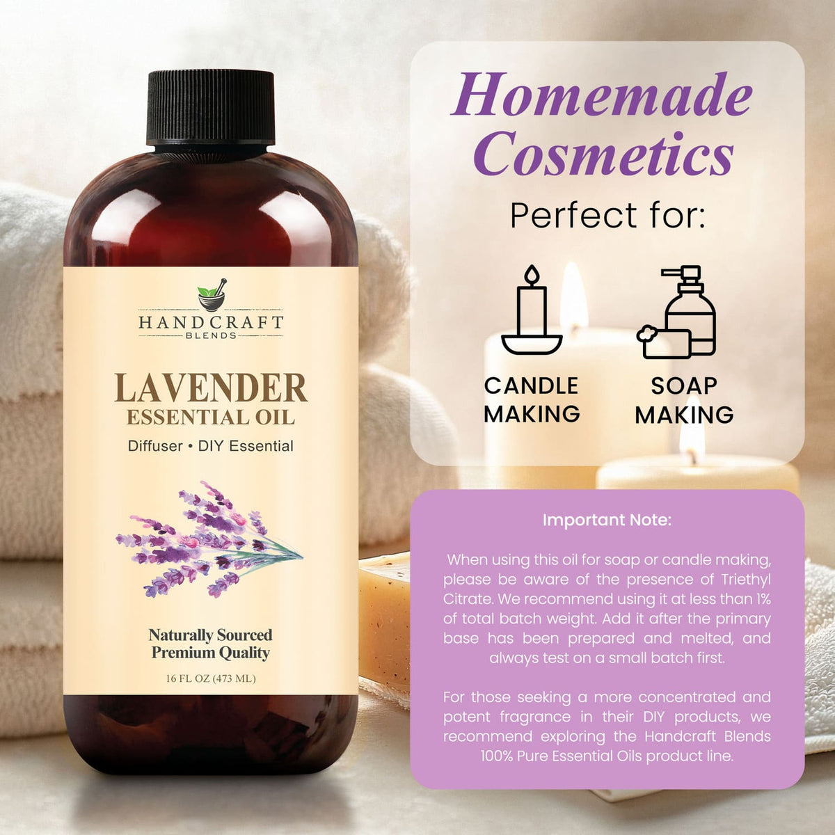 Lavender Essential Oil Huge Bottle