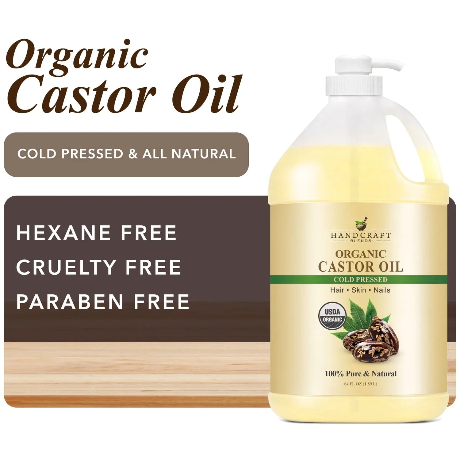 Organic Castor Carrier Oil